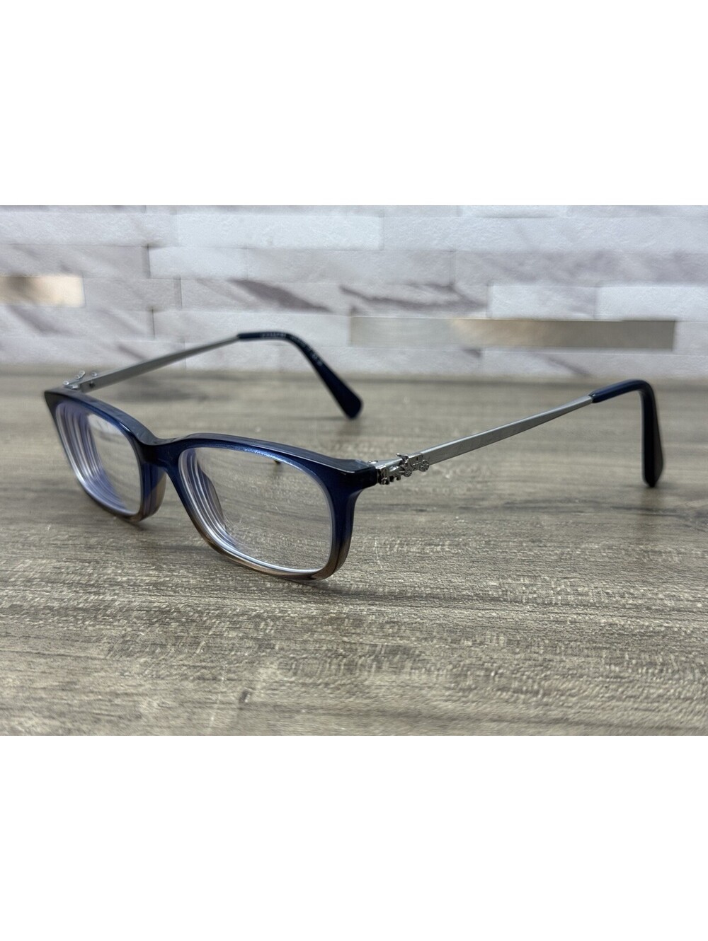 COACH Eyeglasses HC 6110 5489 Denim Taupe Glitter Gradient 50-16-140 FRAMES ONLY